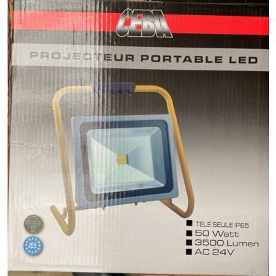 Projecteur portable LED 50 W - 24V - 3500 Lumen - CEBA