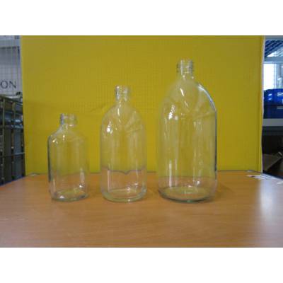 Flacon 10 litres gradué en verre