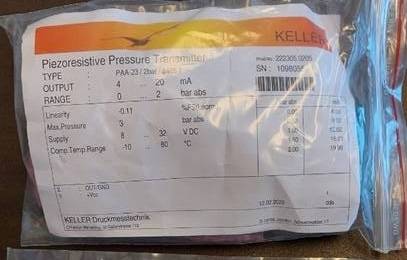 Transmetteur de pression piézorésistive (Piezoresistive Pressure Transmitter)